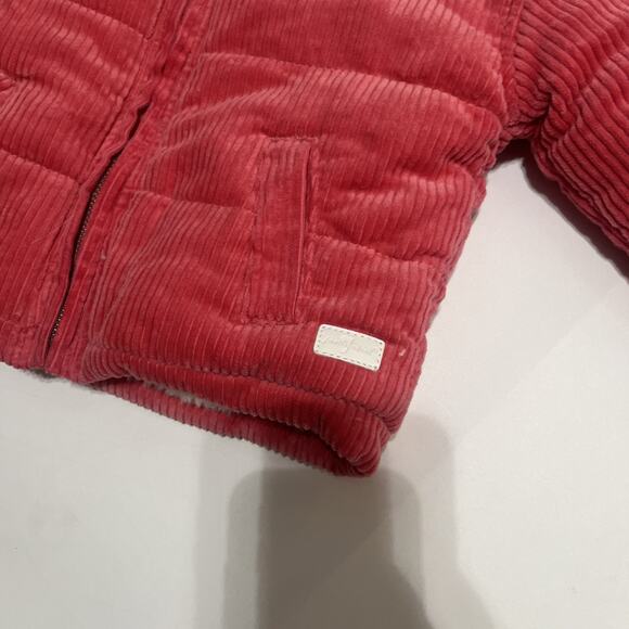 7 For All Mankind Jacket Girls Size 18 Month Pink Corduroy Toddler Baby - Picture 3 of 9